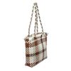 Image 3 : Salvatore Ferragamo Brown Multicolor Woven Leather Shoulder Handbag