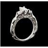 Image 4 : 1.00 ctw Diamond Ring - 14KT White Gold