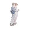 Image 5 : Beautiful Lladro "Bride and Groom" Retired #1404 - 12.5" Tall