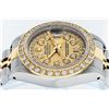 Image 4 : Rolex Ladies 2T Quickset Champagne String Diamond Datejust Wristwatch