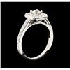 Image 4 : 0.95 ctw Diamond Ring - 14KT White Gold