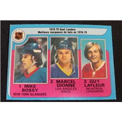 1979-80 O-Pee-Chee #1 Goal Leaders/Mike Bossy