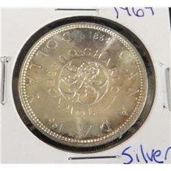 1964 Canadian Silver Charlottetown $1 Coin