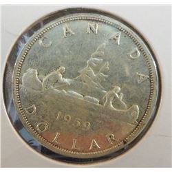 1959 Canadian Silver $1 Coin