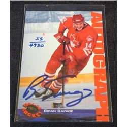 1994 Classic Autographs #34 Brian Savage