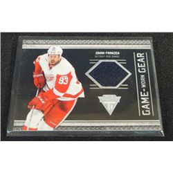 11-12 Panini Titanium Game Worn Gear Johan Franzen