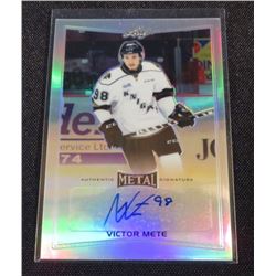 2015-16 Leaf Metal #BAVM1 Victor Mete Auto