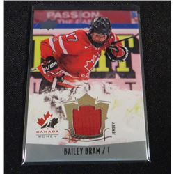 15-16 UD Team Canada Juniors #142 Bailey Bram