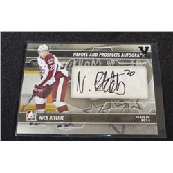 13-14 ITG Heroes & prospects Nick Ritchie Vault