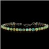 Image 1 : NATURAL AAA RAINBOW WHITE OPAL Bracelet