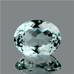 Natural Light Sky Blue Aquamarine 3.36 Ct - VVS