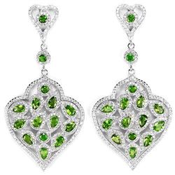 NATURAL AAA GREEN CHROME DIOPSIDE Earrings