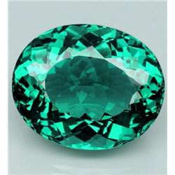 Natural Green Amethyst 20.25 cts - IF