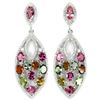 Image 1 : NATURAL MULTI COLOR TOURMALINE Earrings