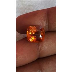 Natural Vivid Orange Sapphire 9.52 Ct - Untreated