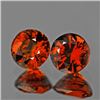 Image 1 : Natural Mandarin Orange Spessartite Garnet Pair 5.50 MM