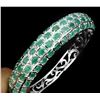 Image 3 : Natural  Rich Green Emerald 122 Carats Bangle