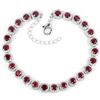 Image 1 : Natural Pigeon Blood Red Ruby Bracelet