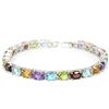 Image 1 : Natural Multi Gemstones 82 Carats Bracelet