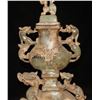 Image 1 : Antique Chinese Jade Carving Dragon Beast PiXiu Pot Jar