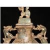 Image 2 : Antique Chinese Jade Carving Dragon Beast PiXiu Pot Jar