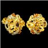 Image 2 : NATURAL YELLOW CITRINE OVAL Earrings