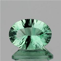 Natural Paraiba Green Fluorite 14x10 MM - Flawless