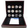 Image 1 : 2012 Official Diamond Jubilee Silver 12-Coin Collection in Deluxe Presentation Case issued by the Ro