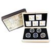 Image 1 : 2014-2015 Canada $20 Great Lakes Fine Silver 5-coin Set in Deluxe Display Case (TAX Exempt)