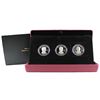 Image 1 : 2011 Canada $15 Continuity of the Crown Sterling Silver 3-coin Set. Please note one of the capsules 