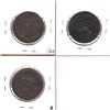 Image 2 : Lot of 3x USA Hard Times Tokens: 1835 'Millions for Defence Not One Cent for Tribute' VG, 1837 'Exec