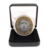 Image 1 : Limited Edition Bugsy Siegel Flamingo Hilton $10 .999 Fine Silver Gaming Token. Comes encapsulated i