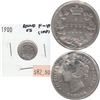 Image 1 : 1900 Canada Round 0's 5-cent F-VF (impaired)