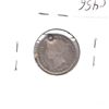 Image 2 : 1885 Canada Obv 4. 10-cent F-VF (Hole)