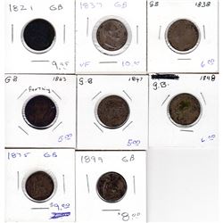 Estate Lot 1821-1899 Great Britain Farthing Collection. You will receive: 1821, 1837, 1838, 1843, 18