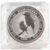 Image 1 : 1999 Australia 1oz Fine Silver Kookaburra (Tax Exempt). Coin comes encapsulated.