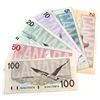 Image 1 : Run of Six Different Denominations of Bird Series Banknote. Included is a $2, $5, $10, $20, $50 and 
