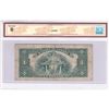 Image 2 : 1935 French $1.00 Note, BCS Certified VG-8. Comments of Glue and Minor Tear.