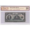 Image 1 : 1935 English $1.00 Note, BCS Certified VF-20. Comments of Minor Stains and Hole.