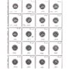 Image 2 : Complete Proof Like Collection 1968-2017 Canada 5-cent. Some with Cameo Finish. 53pcs.