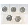 Image 2 : 5x 1990 Canada $5 Fine Silver Maple Leafs sealed in Original RCM packaging (Tax Exempt). Please note