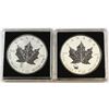Image 1 : 2012 Canada $5 Titanic Privy & 2013 Canada $5 Snake Privy Fine Silver Maple Leafs (Tax Exempt). 2pcs