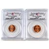 Image 1 : 2010 USA Shield 1-cent PCGS Certified SP-68 Red. 2pcs