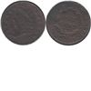 Image 1 : 1810 USA 1-cent Normal Date F-VF (Corrosion)