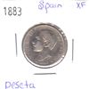 Image 1 : 1883 Spain Peseta Extra Fine