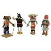 Image 1 : 4 Hopi Kachina Carvings