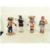 Image 3 : 4 Hopi Kachina Carvings