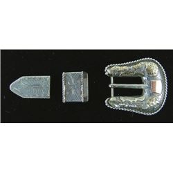 Silver Ranger Buckle Set