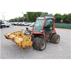 2007 AEBI TT75 SLOPE MOWER; VIN/SN:17035 - TERRATRAC, KUBOTA DIESEL, ALAMO FLAIL MOWER, 3 PTH, PTO D