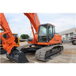 2012 DOOSAN DX255LC HYDRAULIC EXCAVATOR; VIN/SN:5249 - DIGGING BUCKET, 60'' CLEAN OUT BUCKET, QUICK 